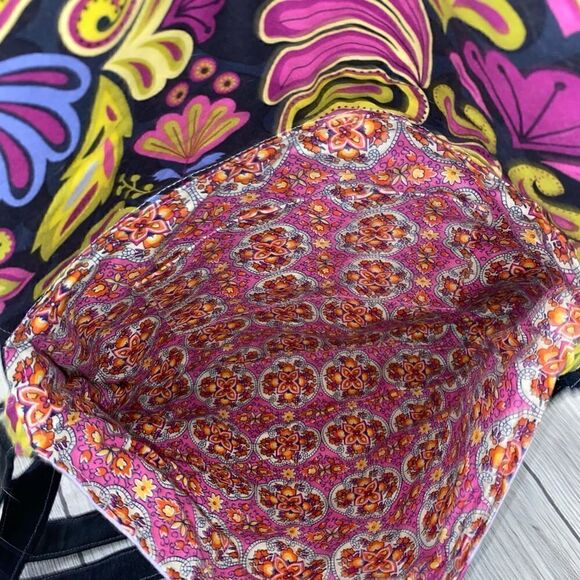 Euphoria Jane handmade crossbody or shoulder fabric fold over purse - Picture 7 of 14